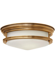 Hadley 12 inch Flush Mount Ceiling Light in Brushed Bronze